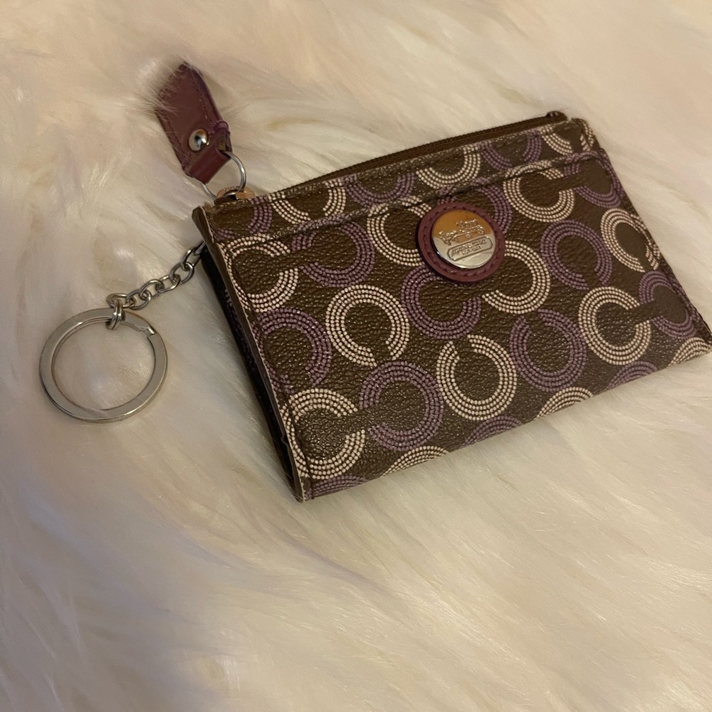 Vintage Signature Authentic Coach key/card holder